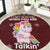 Cant Hear You Unicorn Christmas Round Carpet