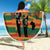 Black Power Fists of Freedom Beach Blanket African American 1968
