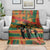 Black Power Fists of Freedom Blanket African American 1968