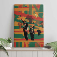 Black Power Fists of Freedom Canvas Wall Art African American 1968
