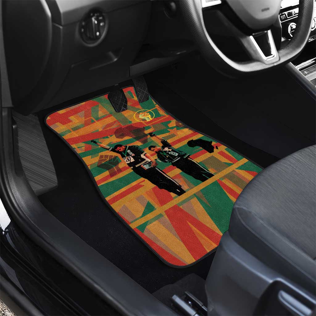 Black Power Fists of Freedom Car Mats African American 1968