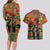 Black Power Fists of Freedom Couples Matching Long Sleeve Bodycon Dress and Hawaiian Shirt African American 1968