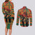 Black Power Fists of Freedom Couples Matching Long Sleeve Bodycon Dress and Long Sleeve Button Shirt African American 1968
