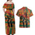 Black Power Fists of Freedom Couples Matching Off Shoulder Maxi Dress and Hawaiian Shirt African American 1968