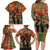 Black Power Fists of Freedom Family Matching Long Sleeve Bodycon Dress and Hawaiian Shirt African American 1968
