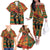 Black Power Fists of Freedom Family Matching Off The Shoulder Long Sleeve Dress and Hawaiian Shirt African American 1968
