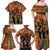 Black Power Fists of Freedom Family Matching Off Shoulder Maxi Dress and Hawaiian Shirt African American 1968