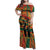 Black Power Fists of Freedom Family Matching Off Shoulder Maxi Dress and Hawaiian Shirt African American 1968