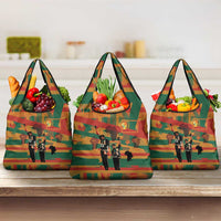 Black Power Fists of Freedom Grocery Bag African American 1968