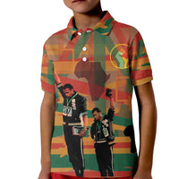 Black Power Fists of Freedom Kid Polo Shirt African American 1968