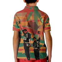 Black Power Fists of Freedom Kid Polo Shirt African American 1968