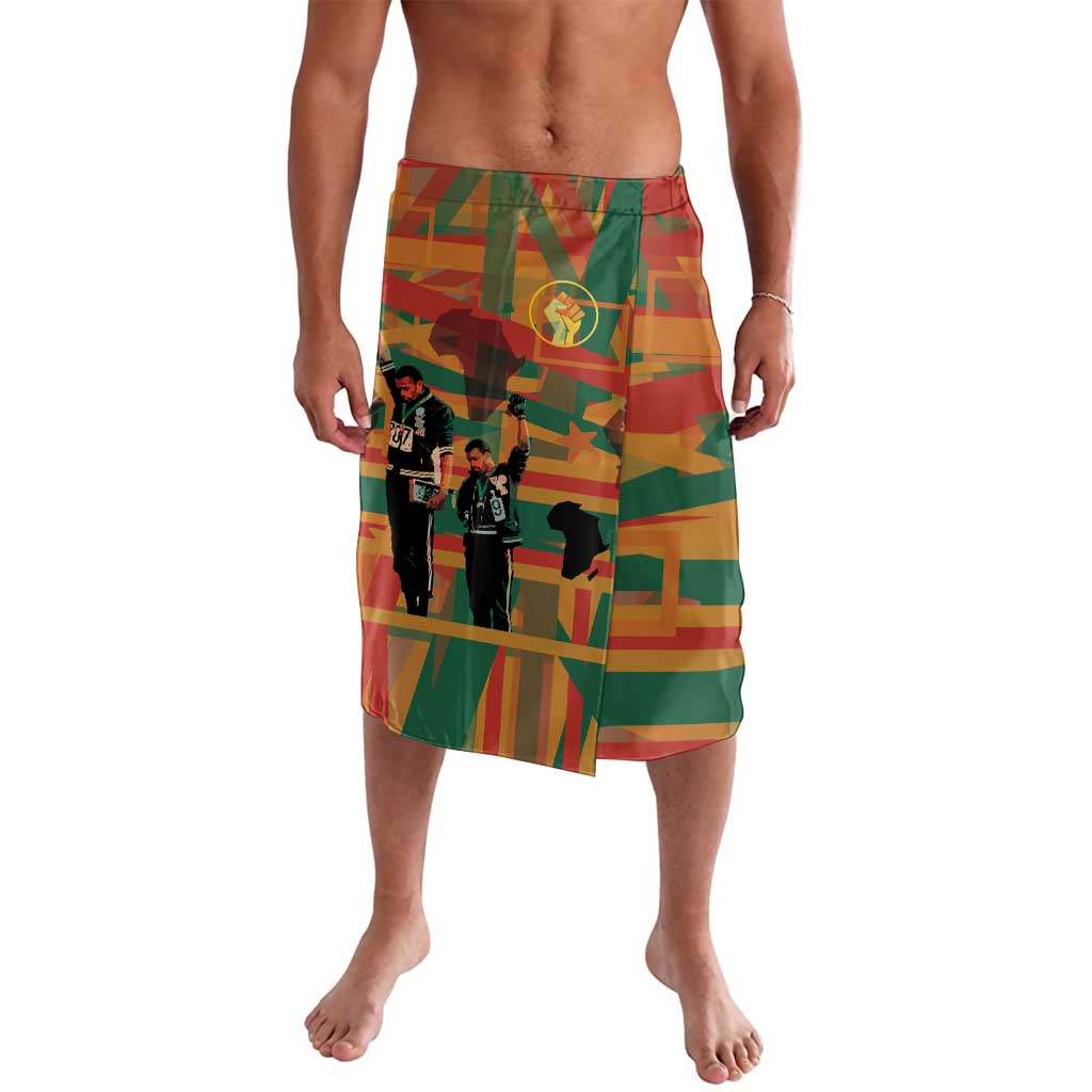 Black Power Fists of Freedom Lavalava African American 1968