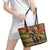Black Power Fists of Freedom Leather Tote Bag African American 1968