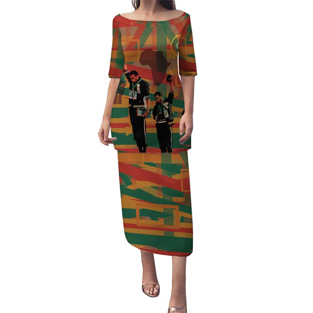 Black Power Fists of Freedom Puletasi African American 1968