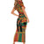 Black Power Fists of Freedom Short Sleeve Bodycon Dress African American 1968