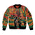 Black Power Fists of Freedom Sleeve Zip Bomber Jacket African American 1968