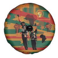Black Power Fists of Freedom Spare Tire Cover African American 1968