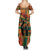 Black Power Fists of Freedom Summer Maxi Dress African American 1968