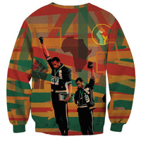 Black Power Fists of Freedom Sweatshirt African American 1968