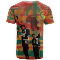 Black Power Fists of Freedom T Shirt African American 1968