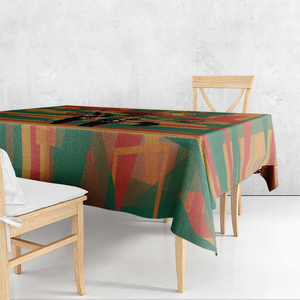 Black Power Fists of Freedom Tablecloth African American 1968
