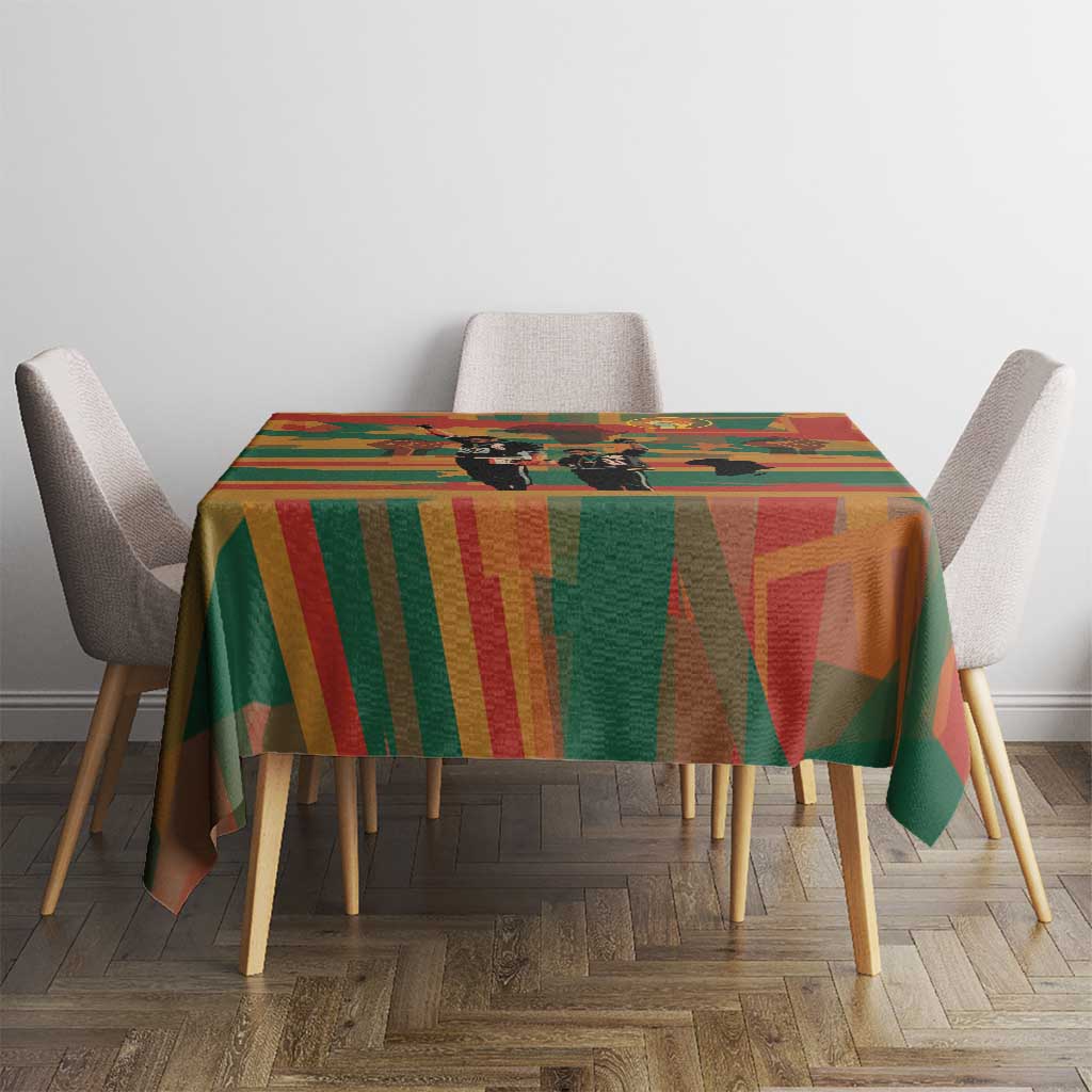 Black Power Fists of Freedom Tablecloth African American 1968