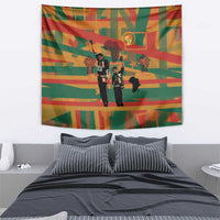 Black Power Fists of Freedom Tapestry African American 1968