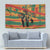 Black Power Fists of Freedom Tapestry African American 1968