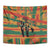 Black Power Fists of Freedom Tapestry African American 1968