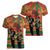 Black Power Fists of Freedom Women V-Neck T-Shirt African American 1968