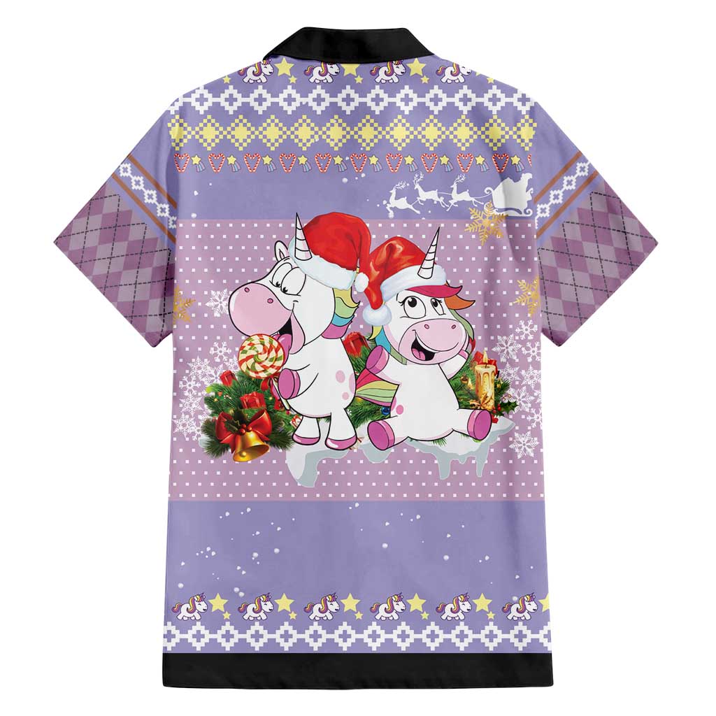 Unicorn Naughty List Family Matching Long Sleeve Bodycon Dress and Hawaiian Shirt Christmas Funny - Wonder Print Shop