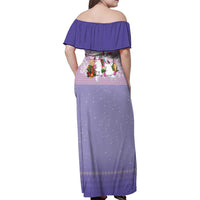 Unicorn Naughty List Family Matching Off Shoulder Maxi Dress and Hawaiian Shirt Christmas Funny - Wonder Print Shop