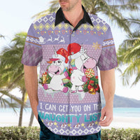 Unicorn Naughty List Hawaiian Shirt Christmas Funny - Wonder Print Shop