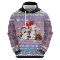 Unicorn Naughty List Hoodie Christmas Funny - Wonder Print Shop