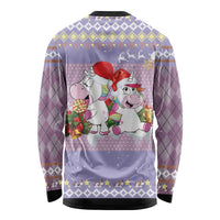 Unicorn Naughty List Long Sleeve Shirt Christmas Funny - Wonder Print Shop