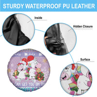 Unicorn Naughty List Spare Tire Cover Christmas Funny - Wonder Print Shop