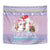Unicorn Naughty List Tapestry Christmas Funny - Wonder Print Shop
