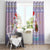 Unicorn Naughty List Window Curtain Christmas Funny - Wonder Print Shop