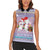 Unicorn Naughty List Women Sleeveless Polo Shirt Christmas Funny - Wonder Print Shop