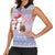 Unicorn Naughty List Women Sleeveless Polo Shirt Christmas Funny - Wonder Print Shop