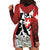 Switzerland Bernese Mountain Dog Hoodie Dress Edelweiss Coat Of Arms