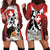 Switzerland Bernese Mountain Dog Hoodie Dress Edelweiss Coat Of Arms