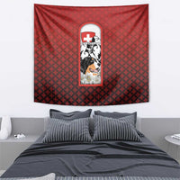 Switzerland Bernese Mountain Dog Tapestry Edelweiss Coat Of Arms