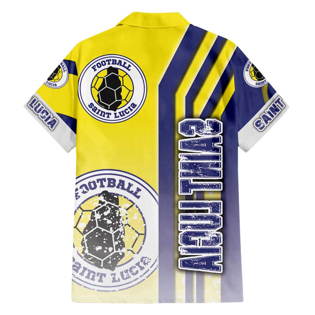 Saint Lucia Football Family Matching Puletasi and Hawaiian Shirt Piton Boyz Soccer - Road To Champion