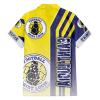 Saint Lucia Football Family Matching Puletasi and Hawaiian Shirt Piton Boyz Soccer - Road To Champion