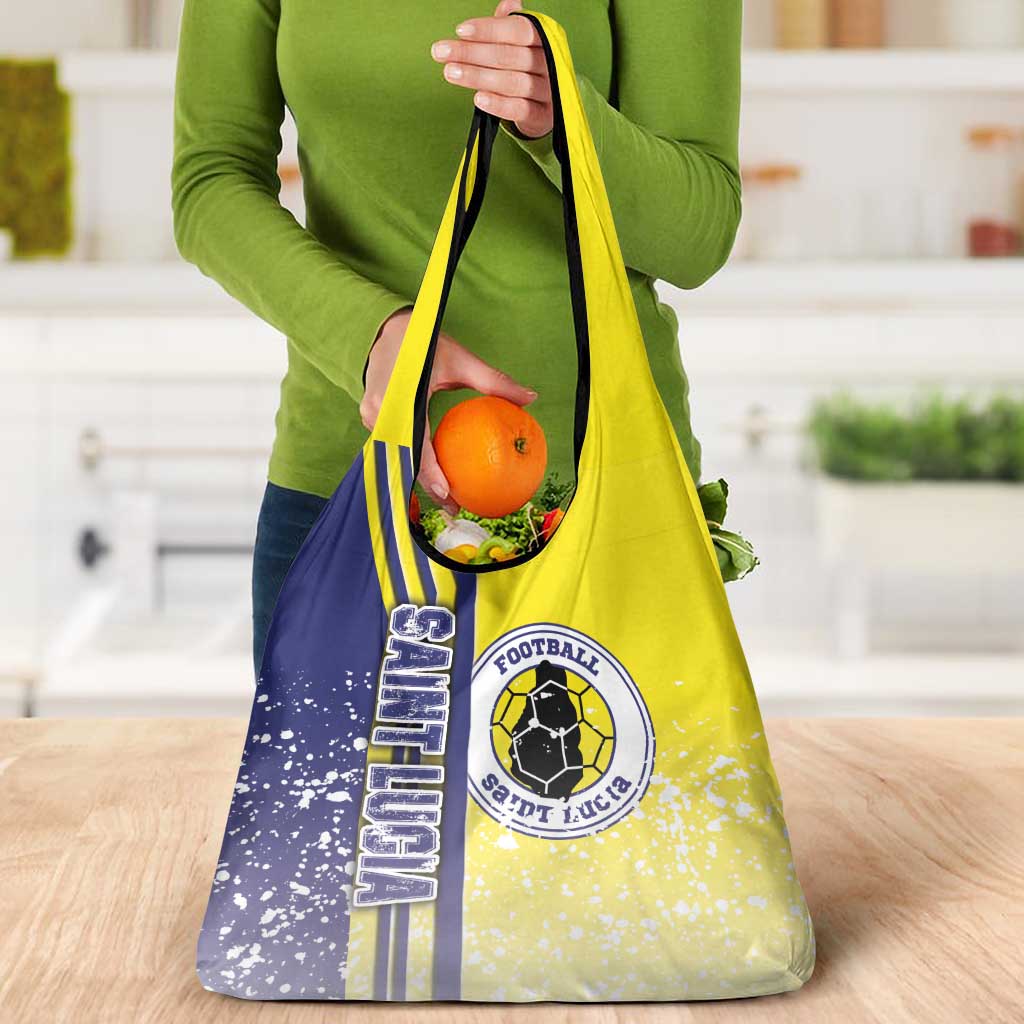 Saint Lucia Football Grocery Bag Piton Boyz Soccer - Road To Champion