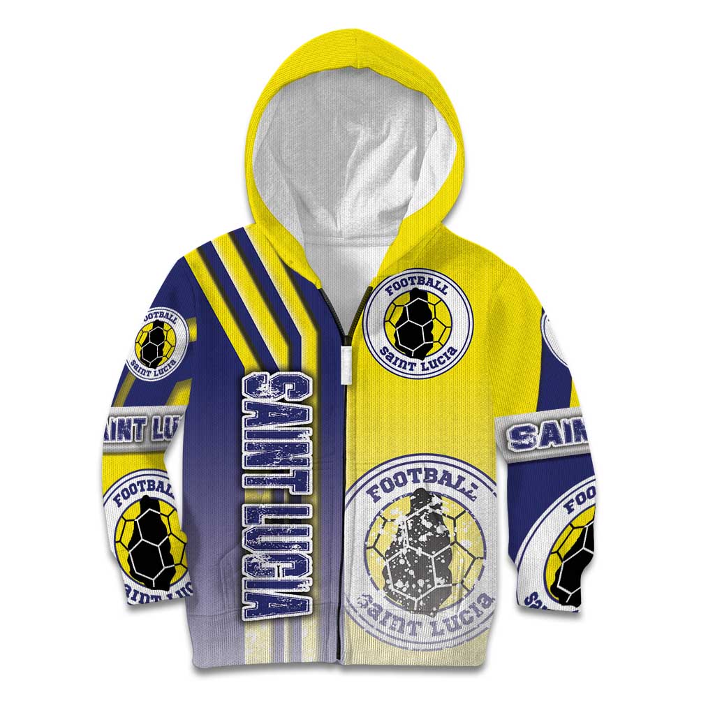 Saint Lucia Football Kid Hoodie Piton Boyz Soccer - Road To Champion