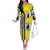 Saint Lucia Football Off The Shoulder Long Sleeve Dress Piton Boyz Soccer - Road To Champion