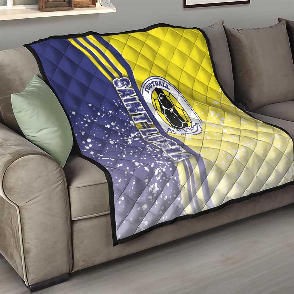 Saint Lucia Football Quilt Piton Boyz Soccer - Road To Champion