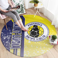 Saint Lucia Football Round Carpet Piton Boyz Soccer - Road To Champion